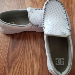 DC White Slip On Shoes